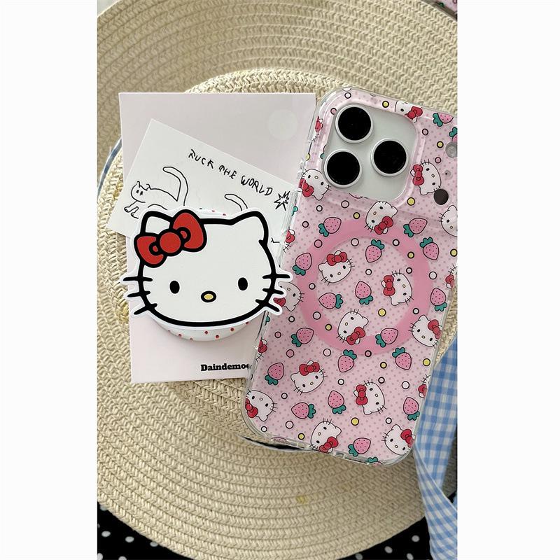 Pink Strawberry Polka Dot Cat Magnetic Stand Case for iPhone 17/16 Pro Max/15/14 iPhone 14 Pro Max
Pink Strawberry Polka Dot Cat Magnetic Stand Case for iPhone 17/16 Pro Max/15/14 iPhone 14 Pro Max