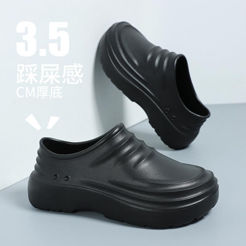 EVA bag head waterproof chef shoes 2025 summer men s foot slippers sports thick-soled non-slip sports hole shoes men 44/45 чорний
EVA bag head waterproof chef shoes 2025 summer men s foot slippers sports thick-soled non-slip sports hole shoes men 44/45 чорний