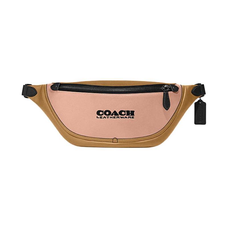 COACH League 41 zipper color matching adjustable cowhide waist bag large size men s orange and pink рожевий
COACH League 41 zipper color matching adjustable cowhide waist bag large size men s orange and pink рожевий