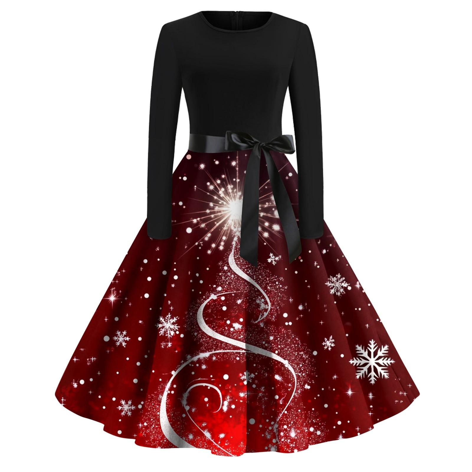 Женская мода с круглым вырезом, повседневные тонкие рождественские платья с длинным рукавом и принтом XXXXXL арбуз красный
Женская мода с круглым вырезом, повседневные тонкие рождественские платья с длинным рукавом и принтом XXXXXL арбуз красный