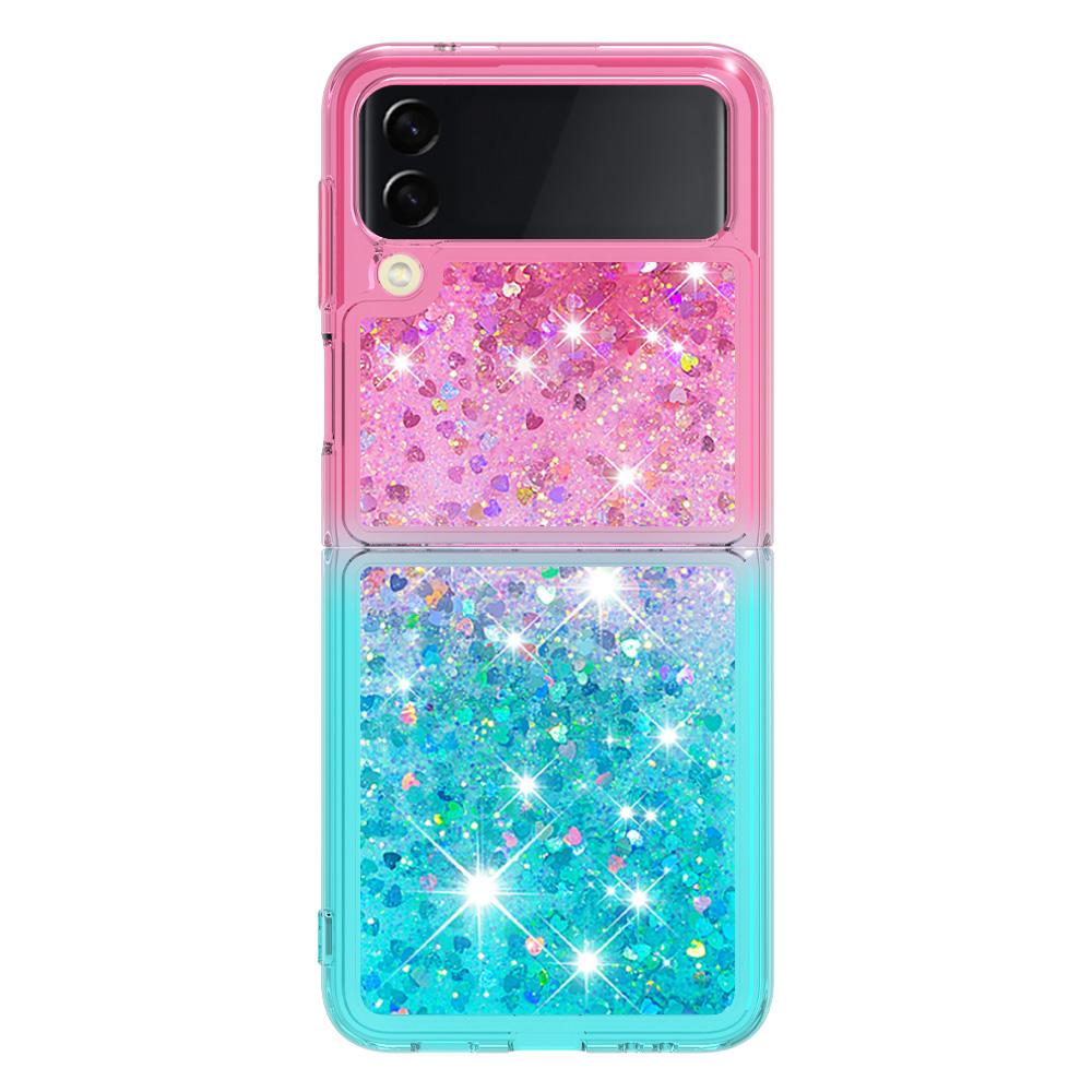 For Samsung Galaxy Z Flip4 5G TPU Case Gradient Quicksand Phone Back Cover Pink/Sky Blue
For Samsung Galaxy Z Flip4 5G TPU Case Gradient Quicksand Phone Back Cover Pink/Sky Blue