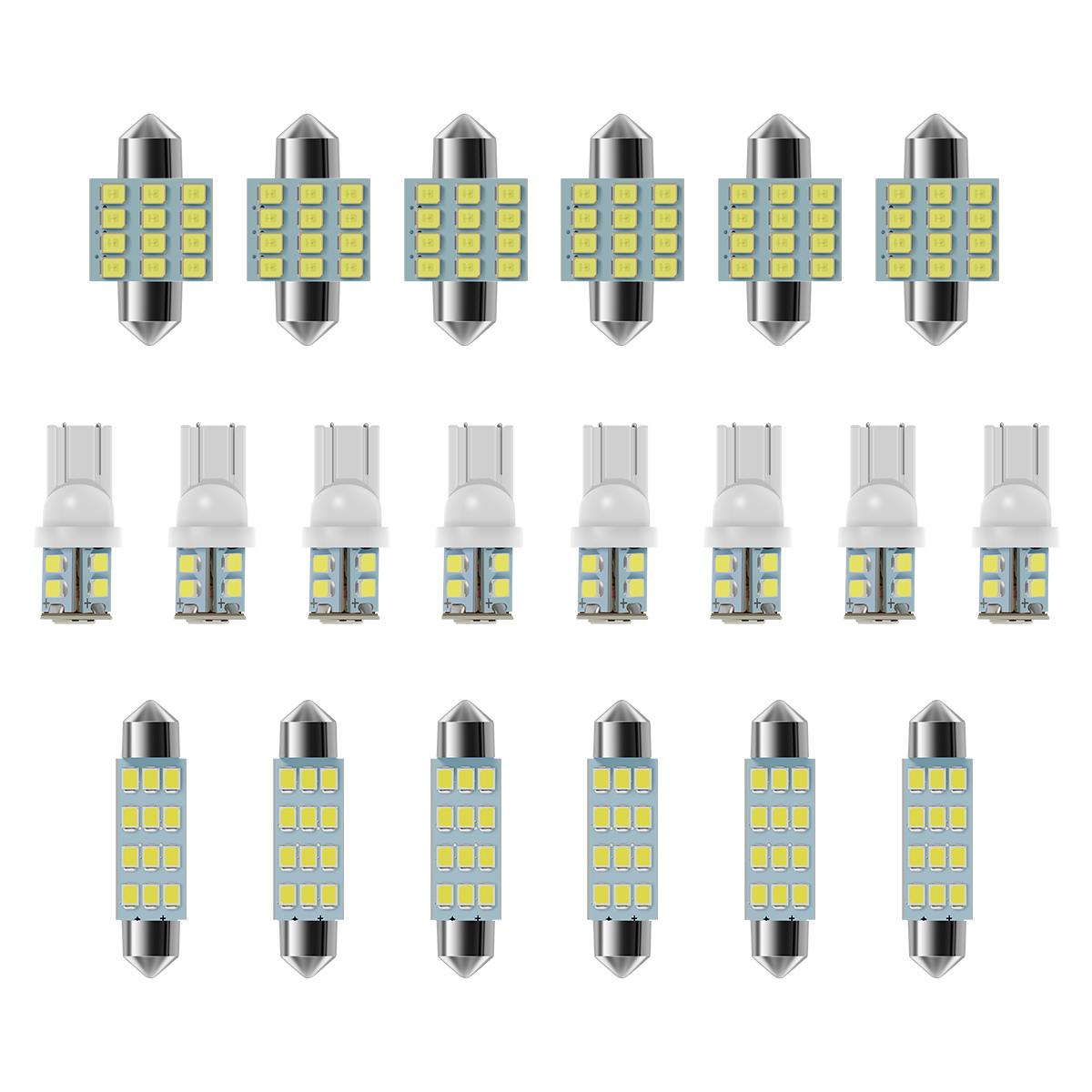 Комплект из 20 светодиодных лампочек для автомобиля T10 Dc 12 В, плафон освещения салона автомобиля, плафон освещения номерного знака, плафон освещения багажника, закрытый свет
Комплект из 20 светодиодных лампочек для автомобиля T10 Dc 12 В, плафон освещения салона автомобиля, плафон освещения номерного знака, плафон освещения багажника, закрытый свет