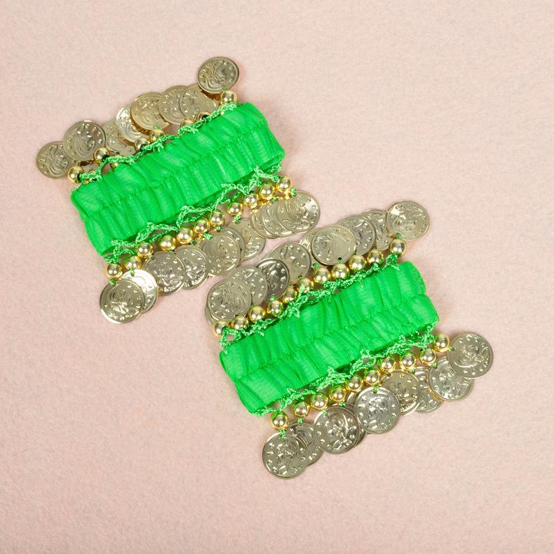 Металлические браслеты-монеты для танца живота, 1 пара браслетов-манжет на запястье и лодыжку для танца живота, шифоновые золотые монеты, аксессуары для танца живота One Size зелёный
Металлические браслеты-монеты для танца живота, 1 пара браслетов-манжет на запястье и лодыжку для танца живота, шифоновые золотые монеты, аксессуары для танца живота One Size зелёный