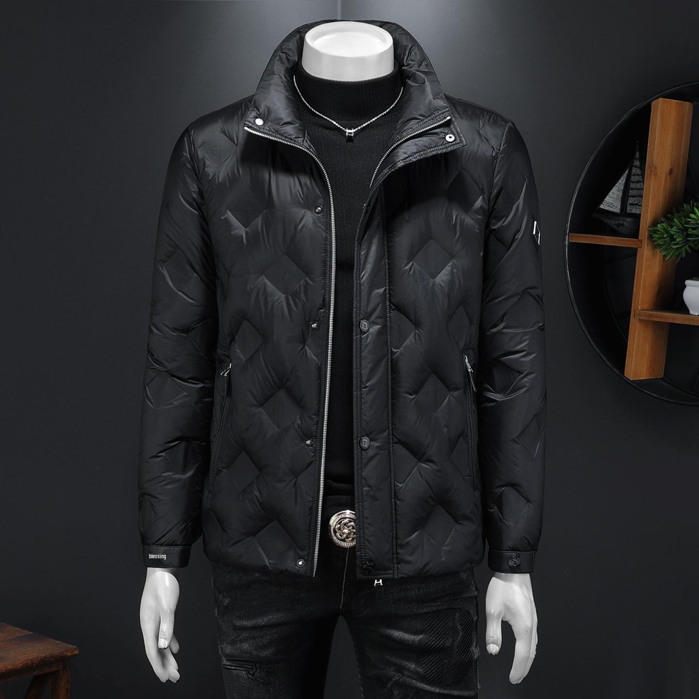 Men s 2025 Winter Slim-Fit Stand Collar Down Jacket - Trendy European Design, Duck Down, Warm Outerwear XL чорний
Men s 2025 Winter Slim-Fit Stand Collar Down Jacket - Trendy European Design, Duck Down, Warm Outerwear XL чорний