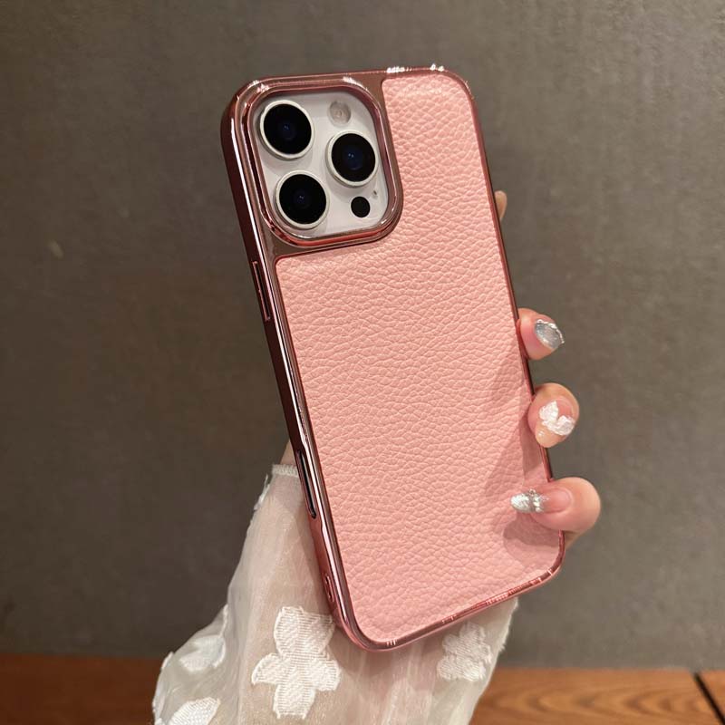 Luxury Plating Litchi Pattern Leather Case for IPhone 17 Air 16 15 14 13 Pro Max 15 Plus 13 Pro 12 Electroplating Phone Cover For iPhone 17 розовый
Luxury Plating Litchi Pattern Leather Case for IPhone 17 Air 16 15 14 13 Pro Max 15 Plus 13 Pro 12 Electroplating Phone Cover For iPhone 17 розовый