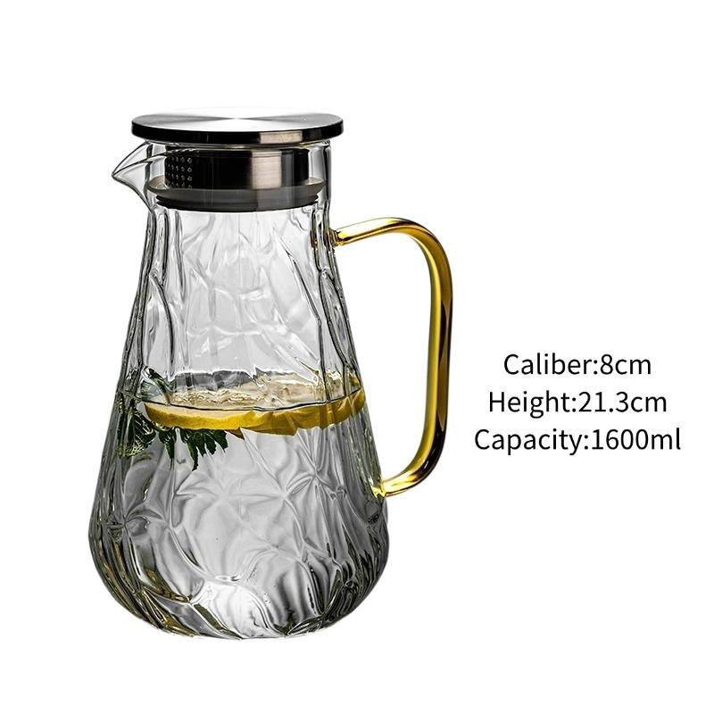 Simple Glass Teapot,Heat-Resistant Large-Capacity Water Kettle,Creative Crackle Pattern Flower Teapots,Household Hot Water Jugs
Simple Glass Teapot,Heat-Resistant Large-Capacity Water Kettle,Creative Crackle Pattern Flower Teapots,Household Hot Water Jugs