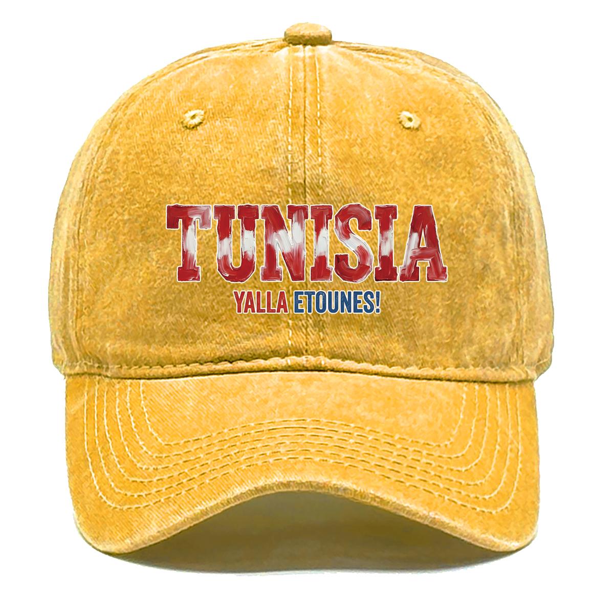 TUNISIA YALLA ETOUNES Flag Printed Snapback Baseball Cap , Adjustable Baseball Cap Headwear Non-Stretch Fabric All-season Trendy Man s Cap as the picture жёлтый
TUNISIA YALLA ETOUNES Flag Printed Snapback Baseball Cap , Adjustable Baseball Cap Headwear Non-Stretch Fabric All-season Trendy Man s Cap as the picture жёлтый