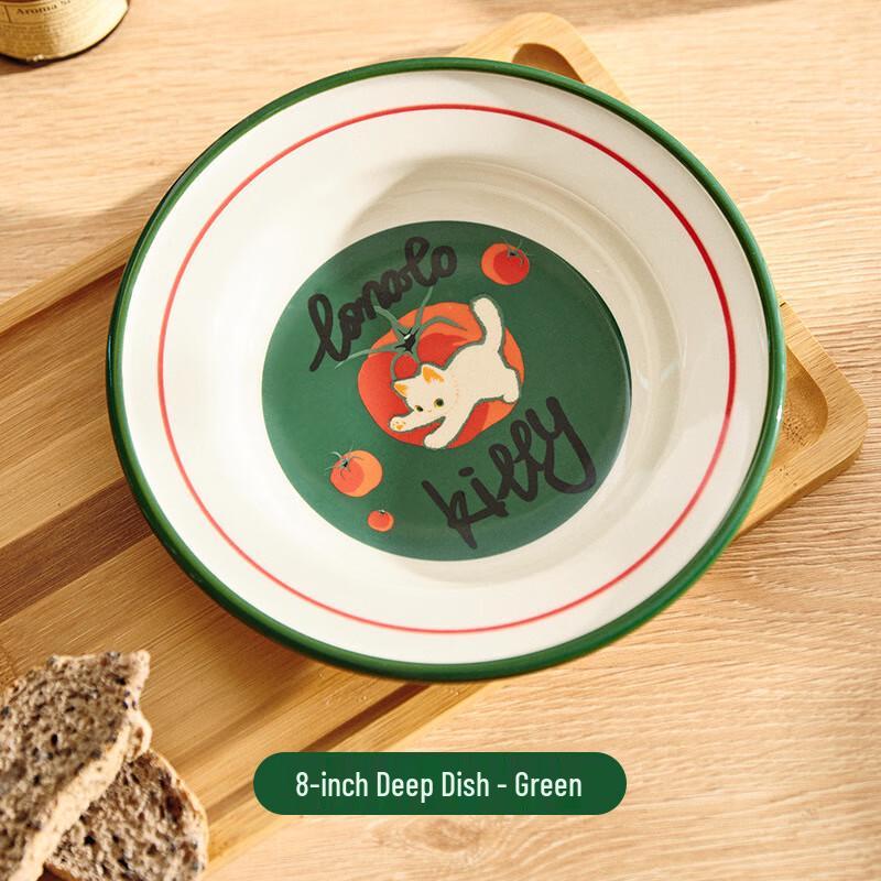 Милая кошачья керамическая глубокая тарелка
Милая кошачья керамическая глубокая тарелка