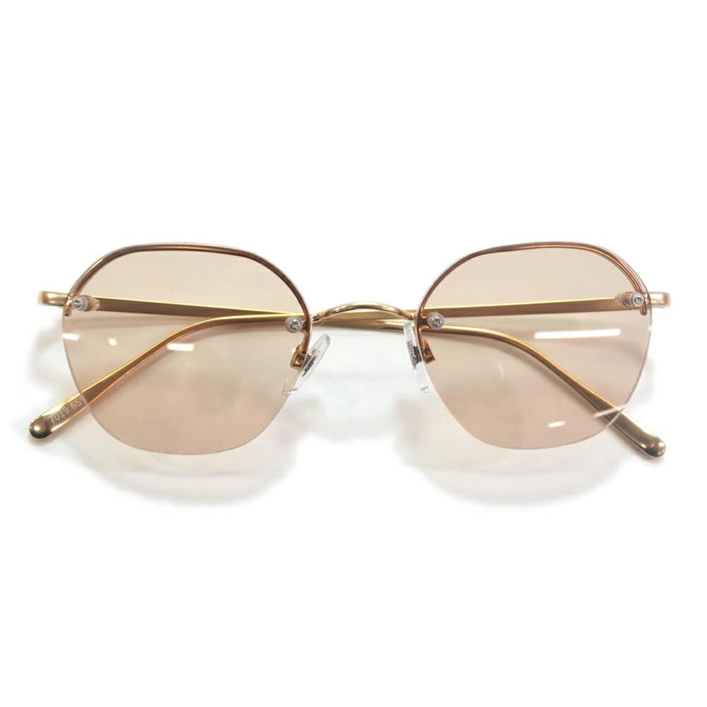 Sunglasses Date Glasses Two Point Rimless Crown Pant Light Color Lens Light Color Gold Silver Light Smoke Brown Clear Transparent Lens 7019 [MERRY
Sunglasses Date Glasses Two Point Rimless Crown Pant Light Color Lens Light Color Gold Silver Light Smoke Brown Clear Transparent Lens 7019 [MERRY