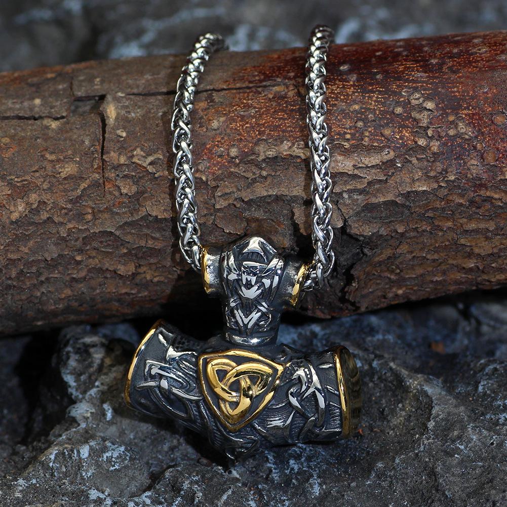 Популярный кулон Nordic Viking Thor Hammer Miyol Neal + горячее ожерелье, ювелирные изделия Pure Pendant серебряный
Популярный кулон Nordic Viking Thor Hammer Miyol Neal + горячее ожерелье, ювелирные изделия Pure Pendant серебряный