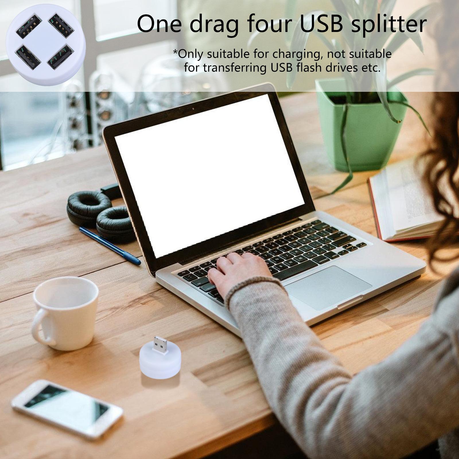 USB Male to 4 Port USB Female Hub for Charging Only with LED Light for Car Chargers and Power Banks
USB Male to 4 Port USB Female Hub for Charging Only with LED Light for Car Chargers and Power Banks