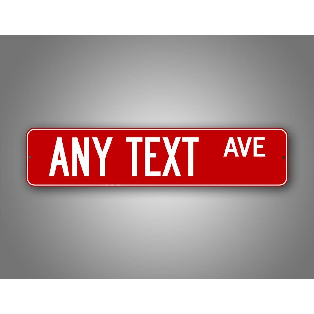 Custom 4x16 Inch Red White Metal Street Sign Personalized Text Wall Art Home Decor білий
Custom 4x16 Inch Red White Metal Street Sign Personalized Text Wall Art Home Decor білий