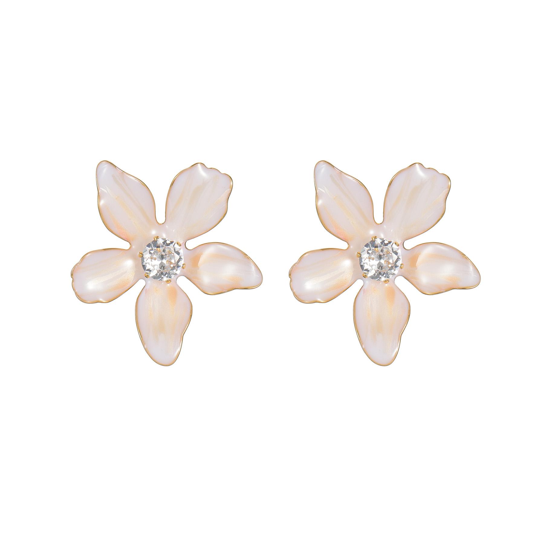 Atoztide New Exaggerated Colorful Flowers Earrings for Women Stainless Steel Zircon Flower Earring Romantic Wedding Jewelry Gift
Atoztide New Exaggerated Colorful Flowers Earrings for Women Stainless Steel Zircon Flower Earring Romantic Wedding Jewelry Gift