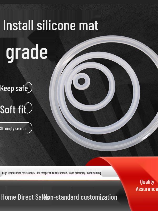 Hygienic Silicone Quick-Connect Seal Rings & TC Clamps: Raised Groove Rubber Gaskets for Food Applications ISO Φ12.7 Clamp 25.4 Silicone
Hygienic Silicone Quick-Connect Seal Rings & TC Clamps: Raised Groove Rubber Gaskets for Food Applications ISO Φ12.7 Clamp 25.4 Silicone