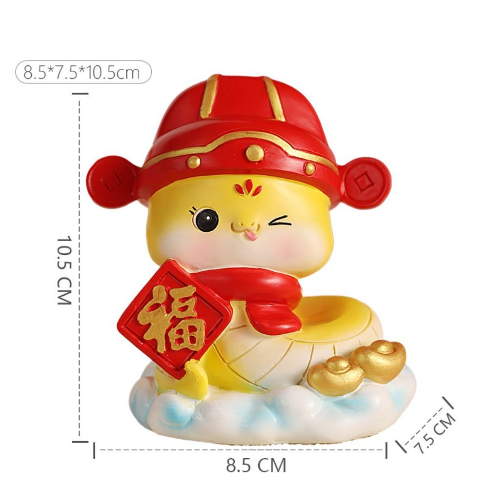 Chinese Style Snake Blessing Ornament Resin Mini Cartoon Snake Statue Cute Animal Crafts Snake Miniature Figure Home Decoration
Chinese Style Snake Blessing Ornament Resin Mini Cartoon Snake Statue Cute Animal Crafts Snake Miniature Figure Home Decoration