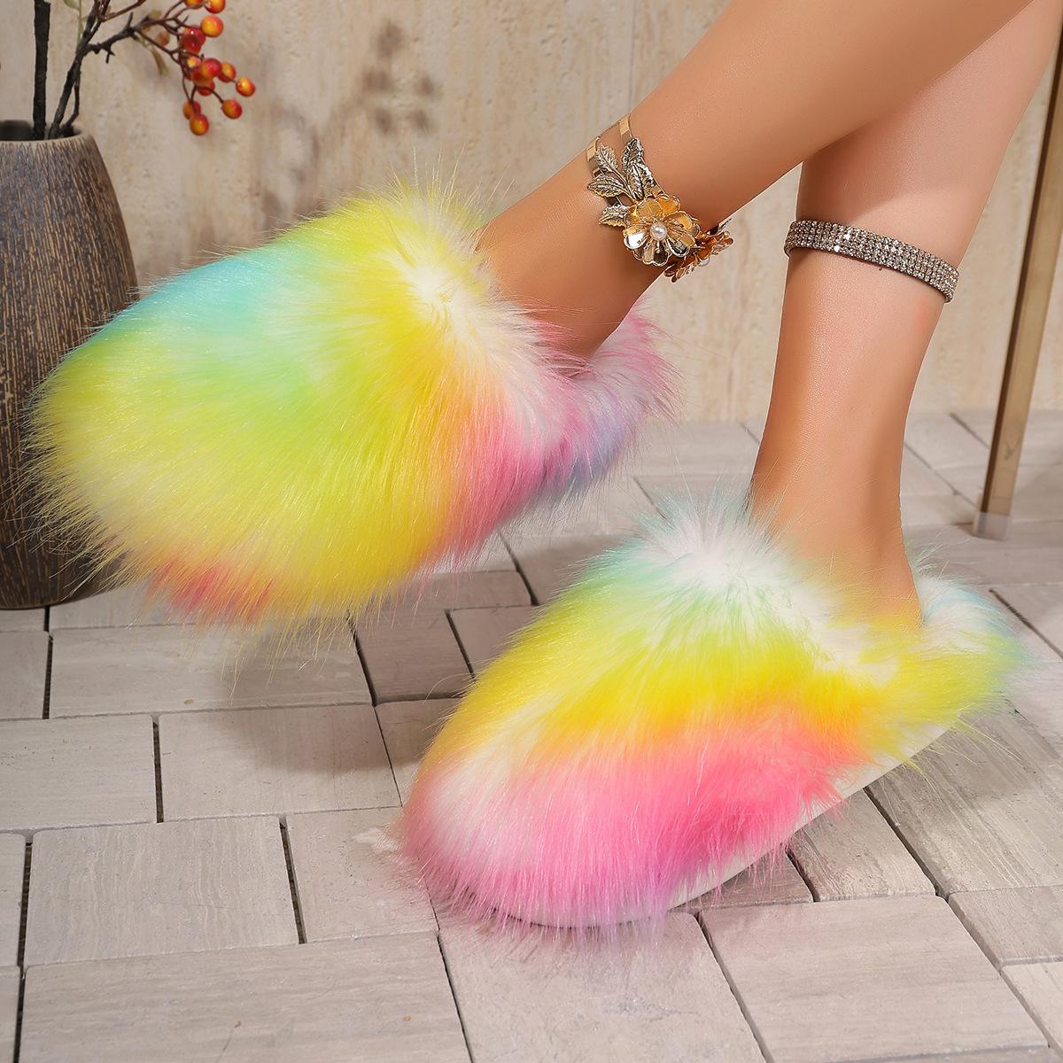 Fashion Fashion New Round Head Suede Sexy Casual Cotton-drag Winter Comfortable Large Size Non-slip Warm Flat Slippers for Women 36-37
Fashion Fashion New Round Head Suede Sexy Casual Cotton-drag Winter Comfortable Large Size Non-slip Warm Flat Slippers for Women 36-37