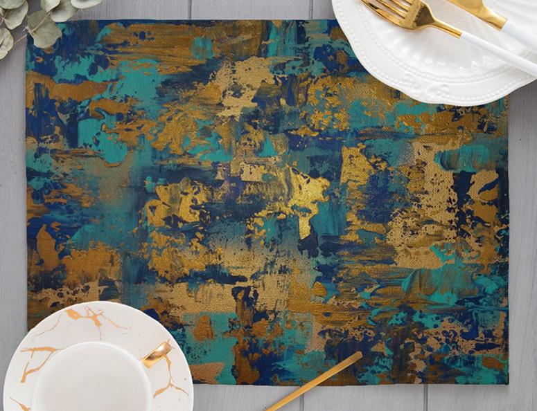 Abstract Geometric Oil Painting Lines Print Linen Placemats Modern Home Decoration Table Dining Mat Stripe Watercolor Mat 2pcs 30x45cm
Abstract Geometric Oil Painting Lines Print Linen Placemats Modern Home Decoration Table Dining Mat Stripe Watercolor Mat 2pcs 30x45cm