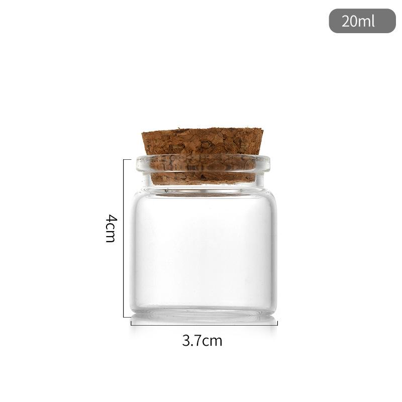 37-Piece Set: Clear Wooden-Stopper Bottles for Candy, Test Tubes, Tea Packaging, Drifting Notes, or Succulent Planters. 37*120mm; 90ml
37-Piece Set: Clear Wooden-Stopper Bottles for Candy, Test Tubes, Tea Packaging, Drifting Notes, or Succulent Planters. 37*120mm; 90ml