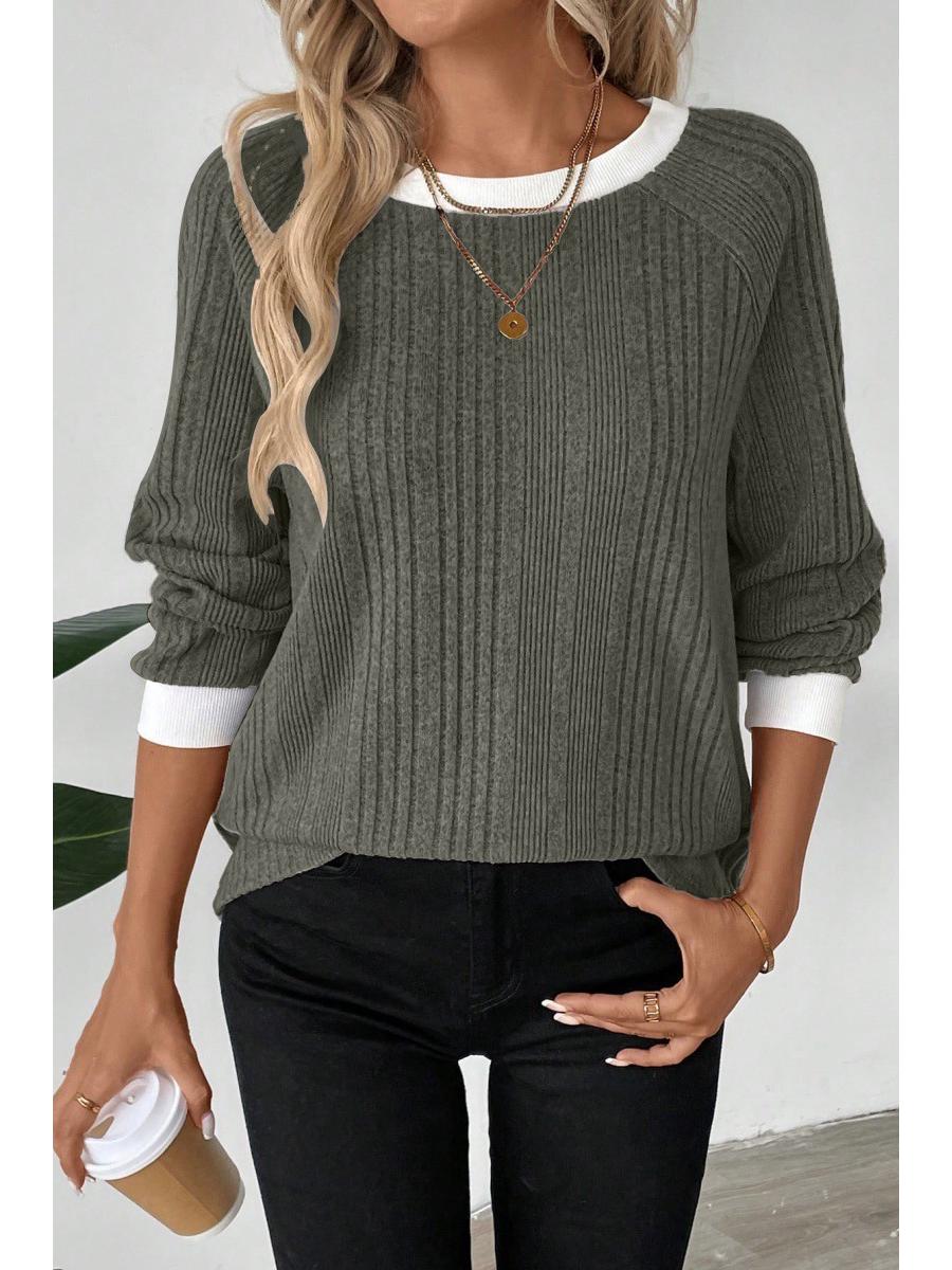 2026 Autumn/Winter Ribbed Crew Neck Long Sleeve Sweater - Solid Color, Warm, Faux 2-Piece Design XXL армія зелений колір
2026 Autumn/Winter Ribbed Crew Neck Long Sleeve Sweater - Solid Color, Warm, Faux 2-Piece Design XXL армія зелений колір