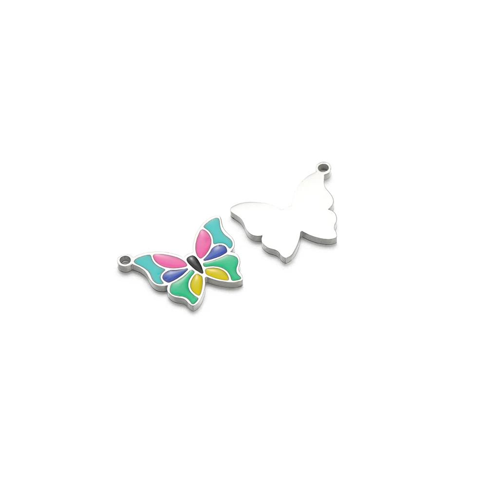5pcs Stainless Steel Star Butterfly Leaf Heart Charms for DIY Jewelry Findings Children Necklace Kids Bracelets Earrings Making
5pcs Stainless Steel Star Butterfly Leaf Heart Charms for DIY Jewelry Findings Children Necklace Kids Bracelets Earrings Making