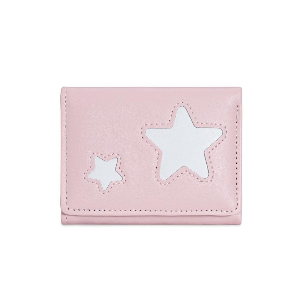 Korean Style Short Wallets Solid Color Three Fold Wallets Cute Star Wallet Women рожевий
Korean Style Short Wallets Solid Color Three Fold Wallets Cute Star Wallet Women рожевий