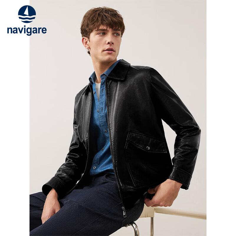 Navigare Men s Classic Goat Leather Jacket L
Navigare Men s Classic Goat Leather Jacket L