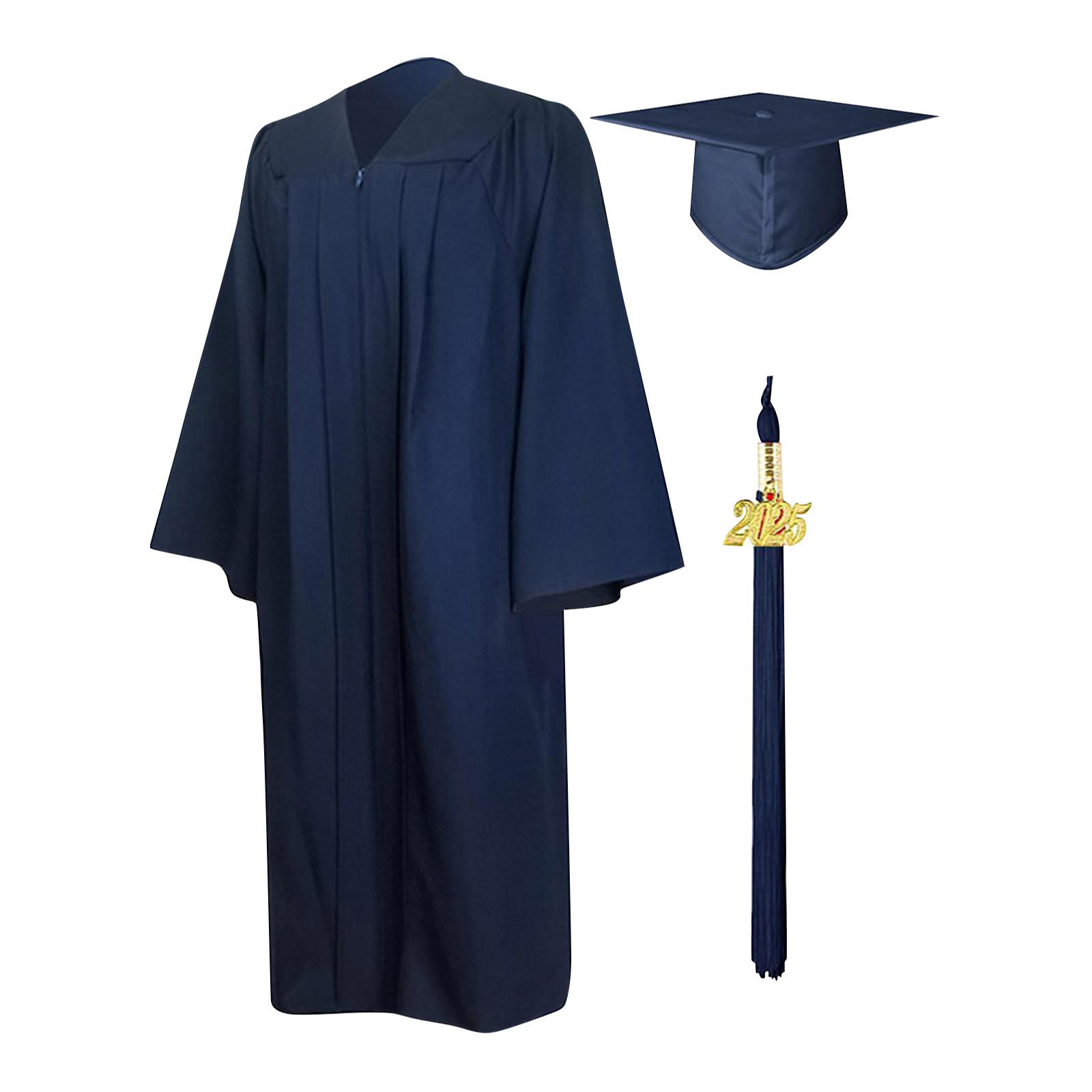 Комплект мантії бакалавра для дорослих однотонний, сукня для виступу, сукня для випускної фотографії 42
Комплект мантії бакалавра для дорослих однотонний, сукня для виступу, сукня для випускної фотографії 42