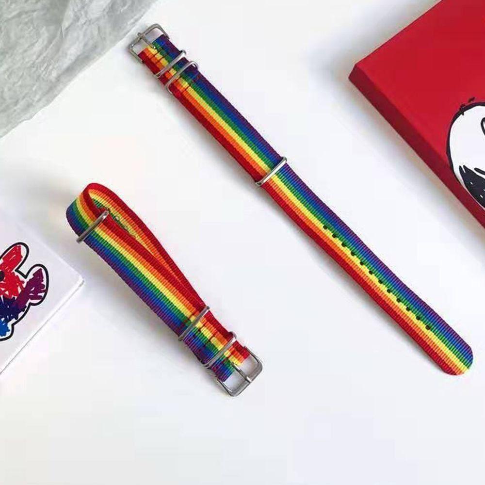 Striped Rainbow Hand Rope Canvas Rainbow Wrist Band Gifts Rainbow Bracelet Lesbians Gays Bisexuals різнокольоровий
Striped Rainbow Hand Rope Canvas Rainbow Wrist Band Gifts Rainbow Bracelet Lesbians Gays Bisexuals різнокольоровий