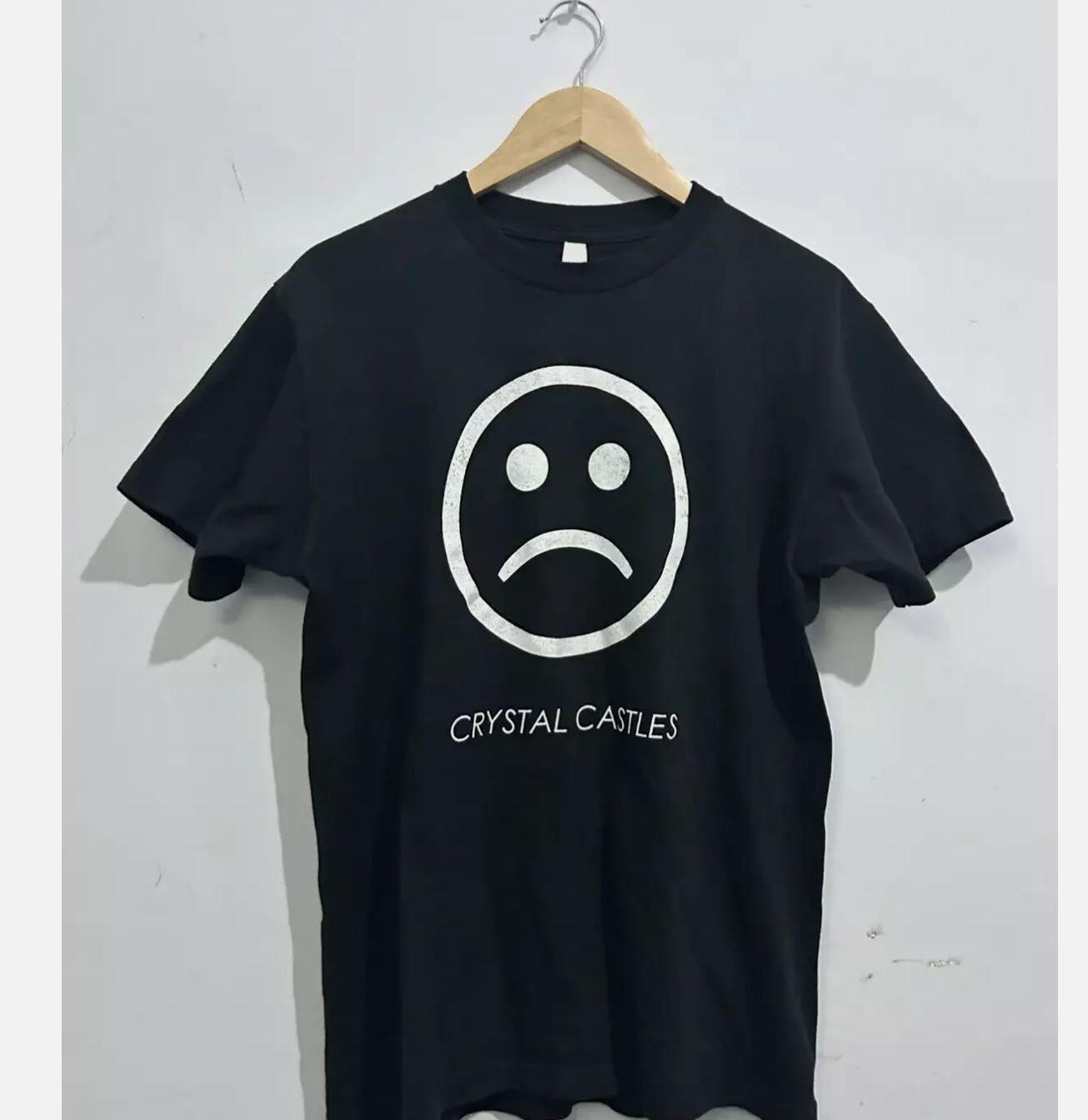 26 2011 Crystal Castles Sad Face Tee Alice Glass 1st Black 2side T-shirt S-5XL Unisex T-Shirt XXXXL
26 2011 Crystal Castles Sad Face Tee Alice Glass 1st Black 2side T-shirt S-5XL Unisex T-Shirt XXXXL