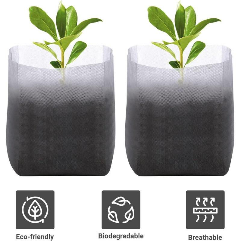 Non-Woven Fabric Plant Seedling Bags,10x12cm/Top: 6x9cm 100Pcs Plant Grow Bags
Non-Woven Fabric Plant Seedling Bags,10x12cm/Top: 6x9cm 100Pcs Plant Grow Bags