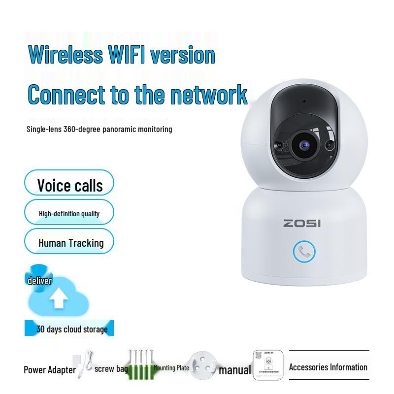 ZOSI 360° HD Indoor Wireless Home Camera with Smart Remote Viewing
ZOSI 360° HD Indoor Wireless Home Camera with Smart Remote Viewing