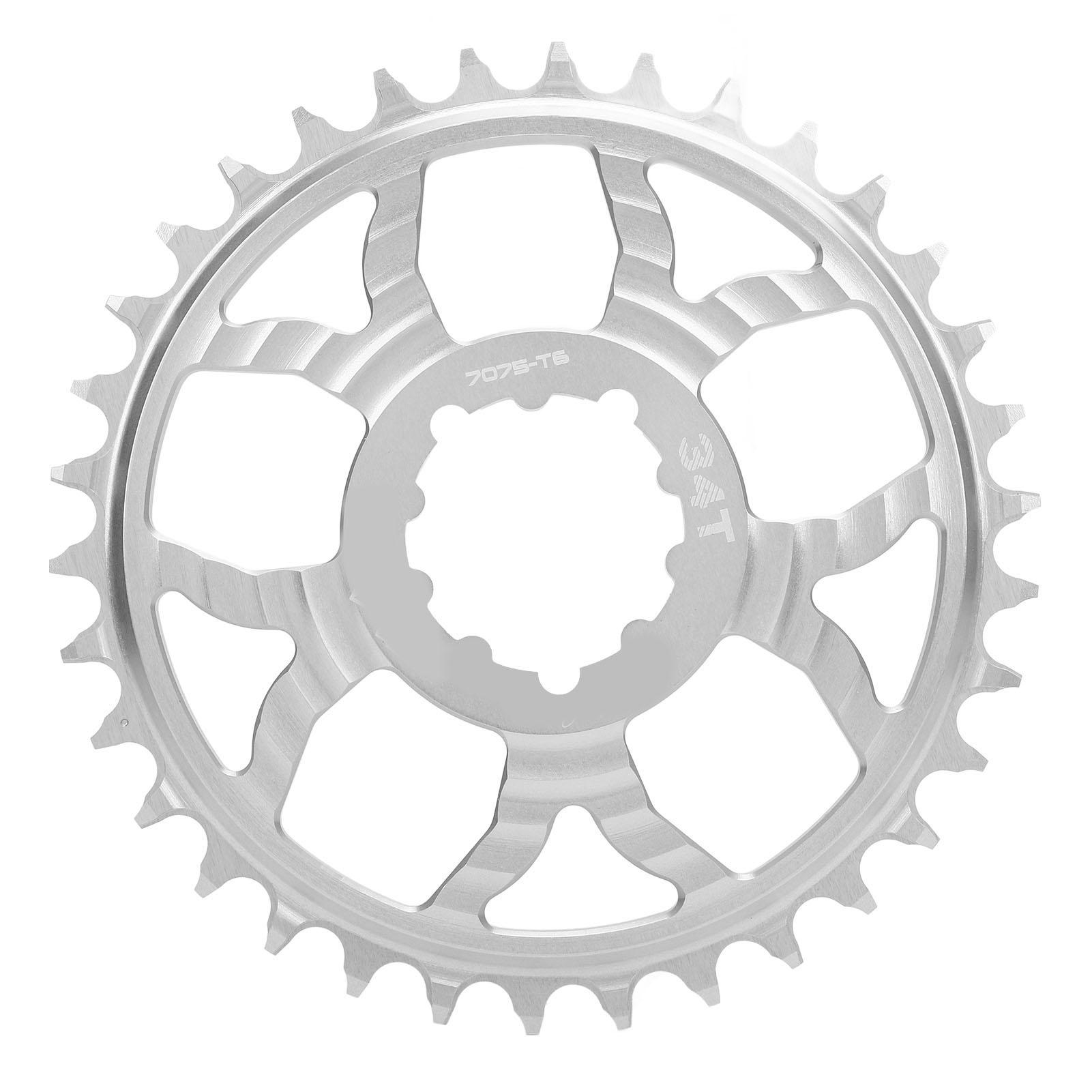 34T Bike Chainring 7075 Aluminum Alloy Positive Negative Tooth Round Chainwheel for GXP Road Bikes
34T Bike Chainring 7075 Aluminum Alloy Positive Negative Tooth Round Chainwheel for GXP Road Bikes