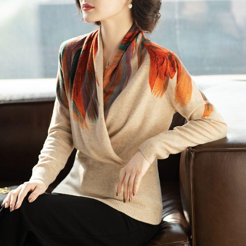 Fashion V Neck Knit Sweater for Women Autumn Winter Warm Wool Pullover Casual Mom Clothes Elegant XXXL чорний
Fashion V Neck Knit Sweater for Women Autumn Winter Warm Wool Pullover Casual Mom Clothes Elegant XXXL чорний