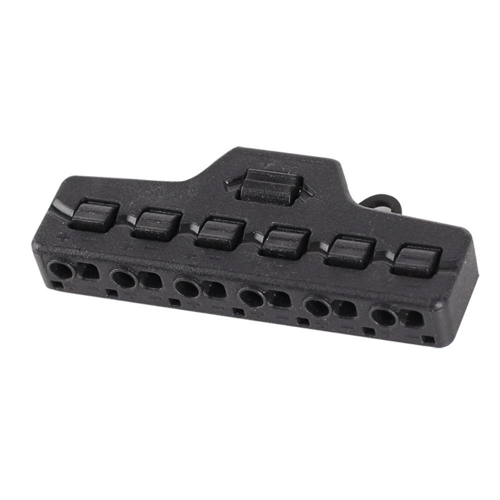 6 Ports Wire Connector Splitter 1 in 6 Out Push-in Type Electrical Terminal Block Parallel Type Constant Voltage фіолетовий
6 Ports Wire Connector Splitter 1 in 6 Out Push-in Type Electrical Terminal Block Parallel Type Constant Voltage фіолетовий