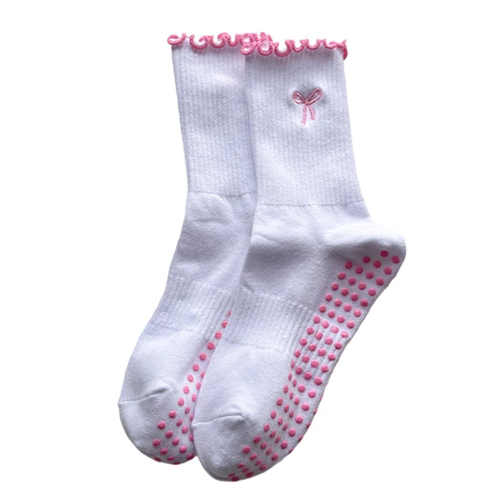 Professional Non-Slip Grip Pilates Socks Cotton Breathable Mid Tube Socks Sweat-absorbent High-elastic Yoga Socks for Women One Size светло-розовый
Professional Non-Slip Grip Pilates Socks Cotton Breathable Mid Tube Socks Sweat-absorbent High-elastic Yoga Socks for Women One Size светло-розовый
