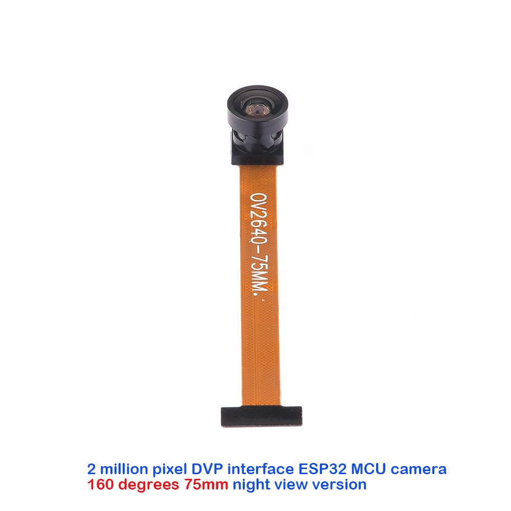 Модуль камери OV2640 2 мільйони пікселів DVP інтерфейс ESP32-CAM 66/160 градусів 21/75MM 24PIN0.5MM крок ширококутний об єктив
Модуль камери OV2640 2 мільйони пікселів DVP інтерфейс ESP32-CAM 66/160 градусів 21/75MM 24PIN0.5MM крок ширококутний об єктив
