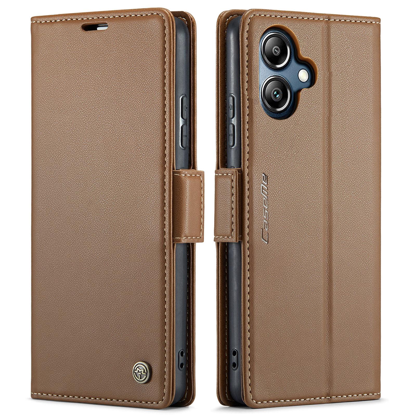 For Samsung Galaxy A07 Case CASEME 023 Series RFID Blocking Leather Wallet Stand Phone Cover Brown
For Samsung Galaxy A07 Case CASEME 023 Series RFID Blocking Leather Wallet Stand Phone Cover Brown