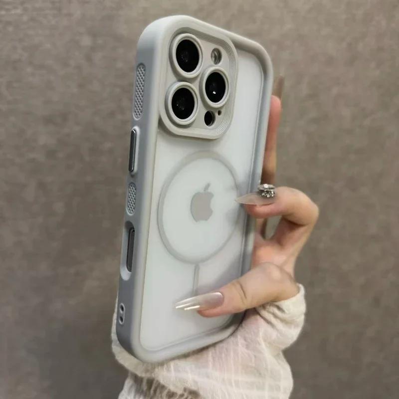 Трендовый чехол 2 в 1 с покрытием Skin Feel для iPhone 17 Air 16 15 14 12 13 Pro Max Для беспроводной зарядки MagSafe Противоударная защита Funda For iPhone 17Pro Max
Трендовый чехол 2 в 1 с покрытием Skin Feel для iPhone 17 Air 16 15 14 12 13 Pro Max Для беспроводной зарядки MagSafe Противоударная защита Funda For iPhone 17Pro Max