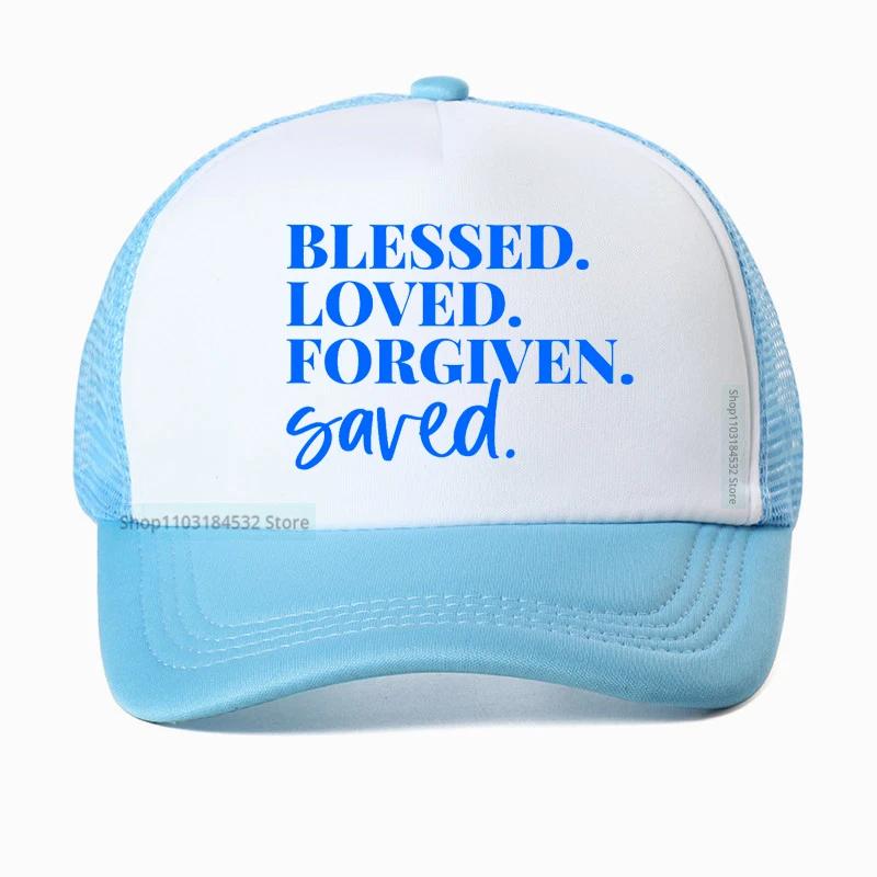 BLESSED LOVED FORGIVEN SAVED lover Baseball cap fashion Unisex Women Valentines Day Gift Hiphop hat summer Mesh Trucker hats Adjustable
BLESSED LOVED FORGIVEN SAVED lover Baseball cap fashion Unisex Women Valentines Day Gift Hiphop hat summer Mesh Trucker hats Adjustable