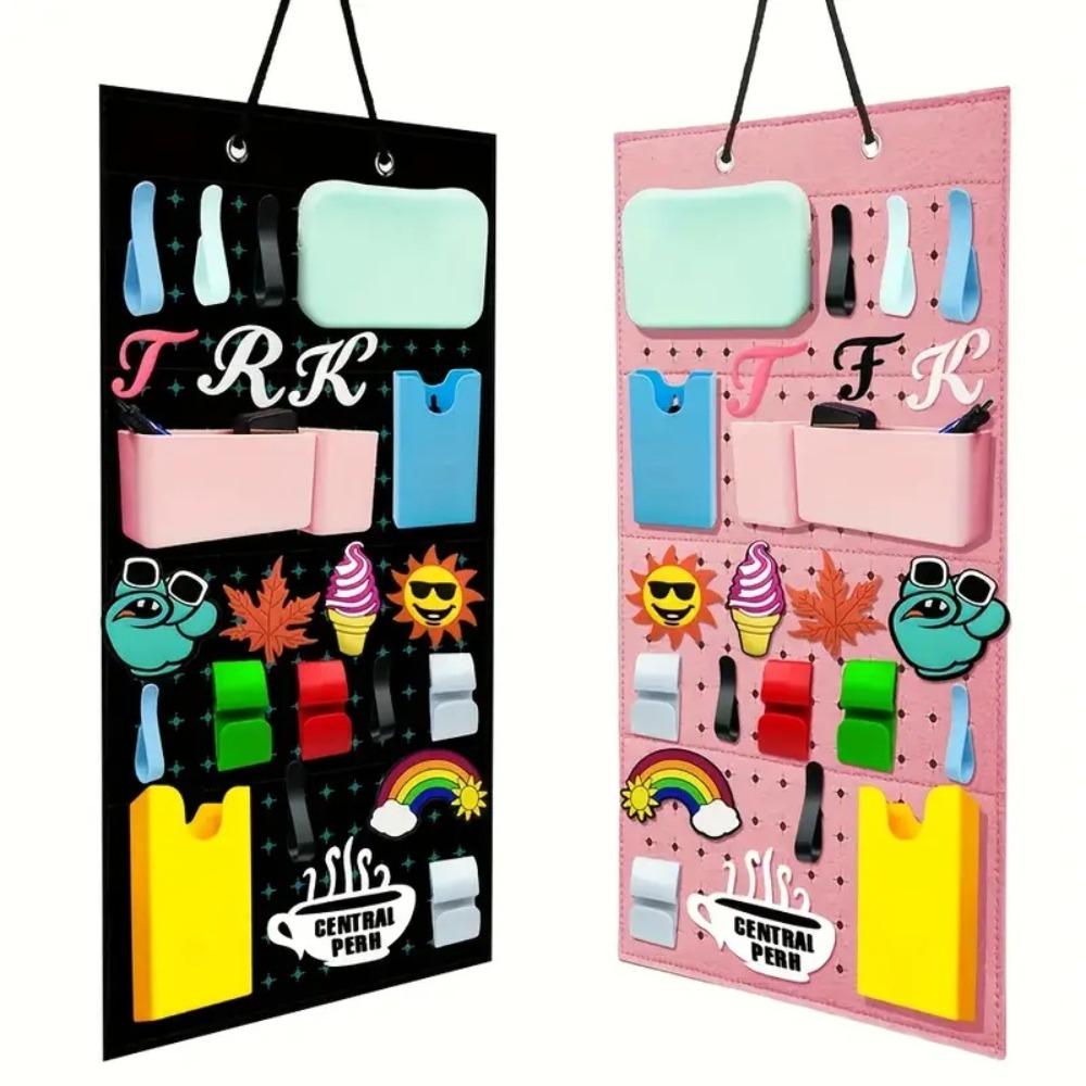 Detachable Felt Jewelry Organizer Space Saving Wall Mount Headband Holder Closet Brooch Board-Pink
Detachable Felt Jewelry Organizer Space Saving Wall Mount Headband Holder Closet Brooch Board-Pink