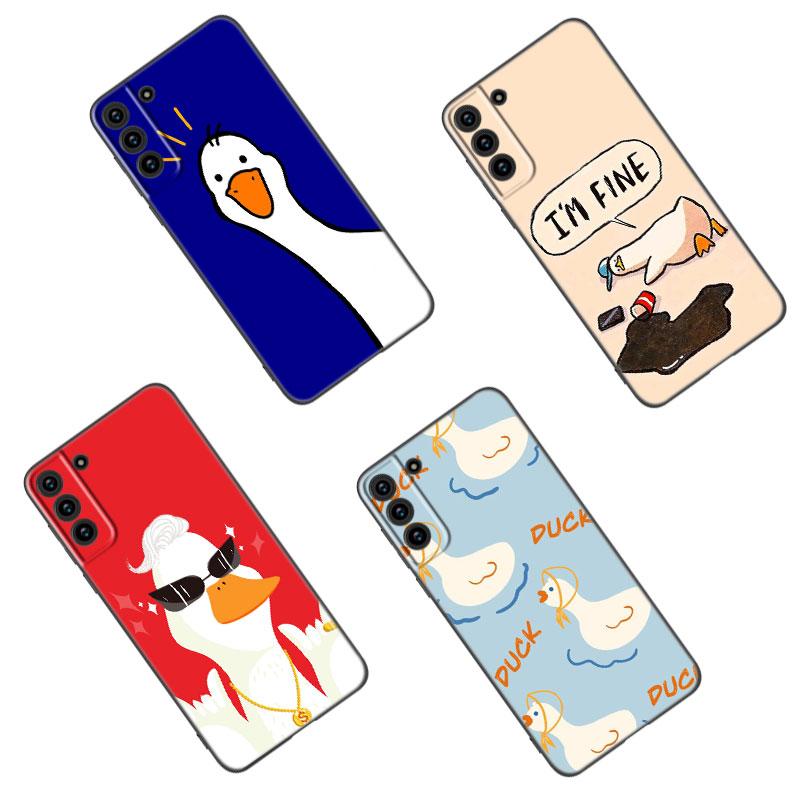 New Fun Duck Goose Black Silicone Phone Case For Samsung Galaxy S23 S21 S20 FE S24 S22 Ultra S10E S10 S9 S8 Plus Samsung S24 Plus
New Fun Duck Goose Black Silicone Phone Case For Samsung Galaxy S23 S21 S20 FE S24 S22 Ultra S10E S10 S9 S8 Plus Samsung S24 Plus