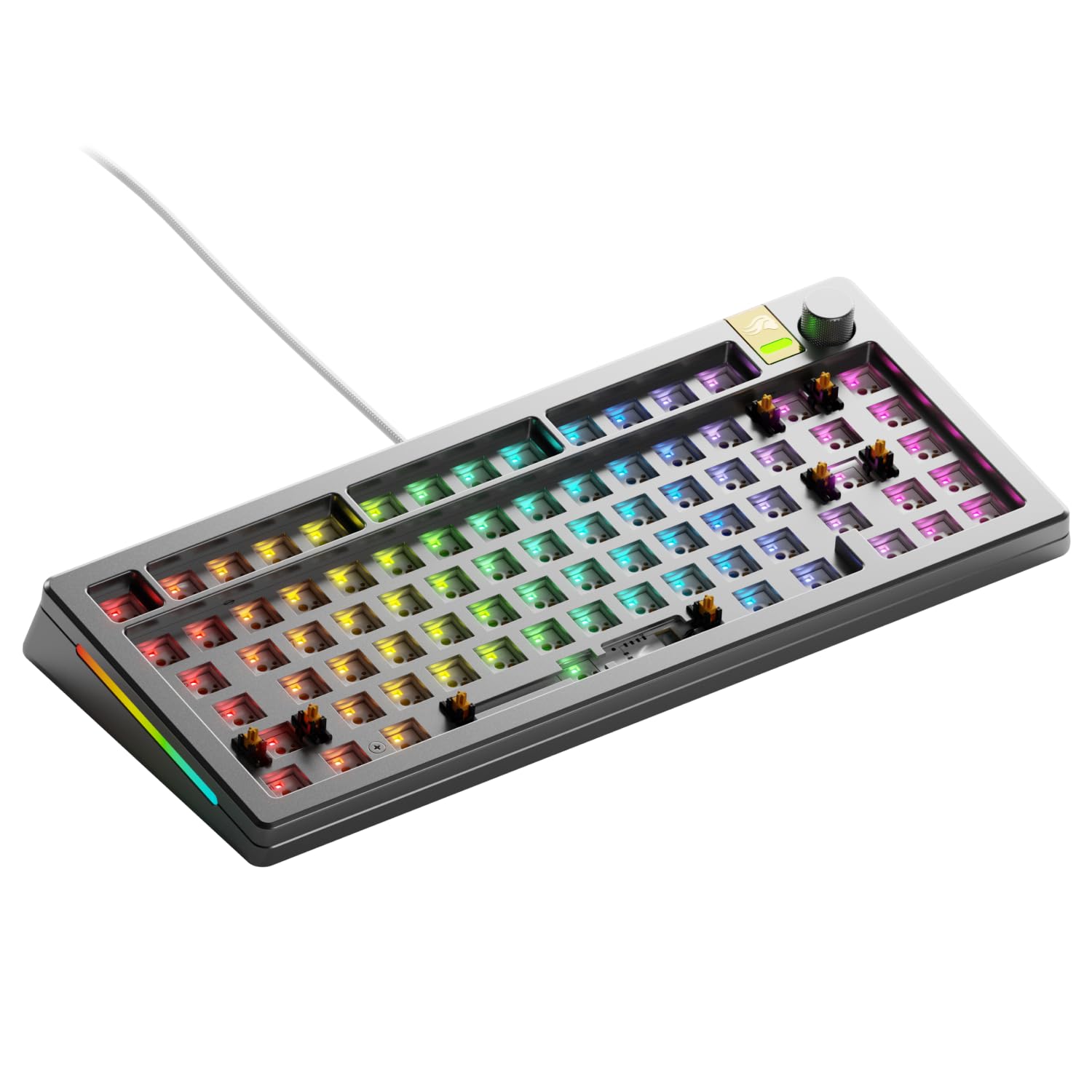 Glorious GMMK 3 PRO HE Barebones Wired Silver US Layout Rapid Trigger Magnetic Switch Aluminum Body Barebone Kit KB0848 75%
Glorious GMMK 3 PRO HE Barebones Wired Silver US Layout Rapid Trigger Magnetic Switch Aluminum Body Barebone Kit KB0848 75%