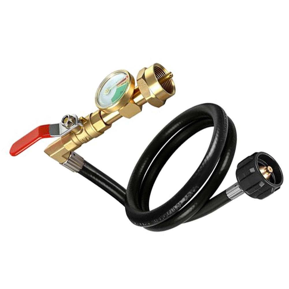 Brass Propane Hose Adapter with Pressure Reading Capability and Mechanical Flow Switch for 1 lb Canister Reuse China Mainland
Brass Propane Hose Adapter with Pressure Reading Capability and Mechanical Flow Switch for 1 lb Canister Reuse China Mainland