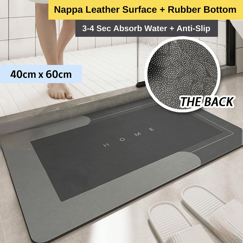 Quick Drying Bathroom Floor Mat Absorbent and Non Slip Foot Mat Simple Home Bathroom Entrance Home Decoration 40X60CM(1.3X2FT
Quick Drying Bathroom Floor Mat Absorbent and Non Slip Foot Mat Simple Home Bathroom Entrance Home Decoration 40X60CM(1.3X2FT