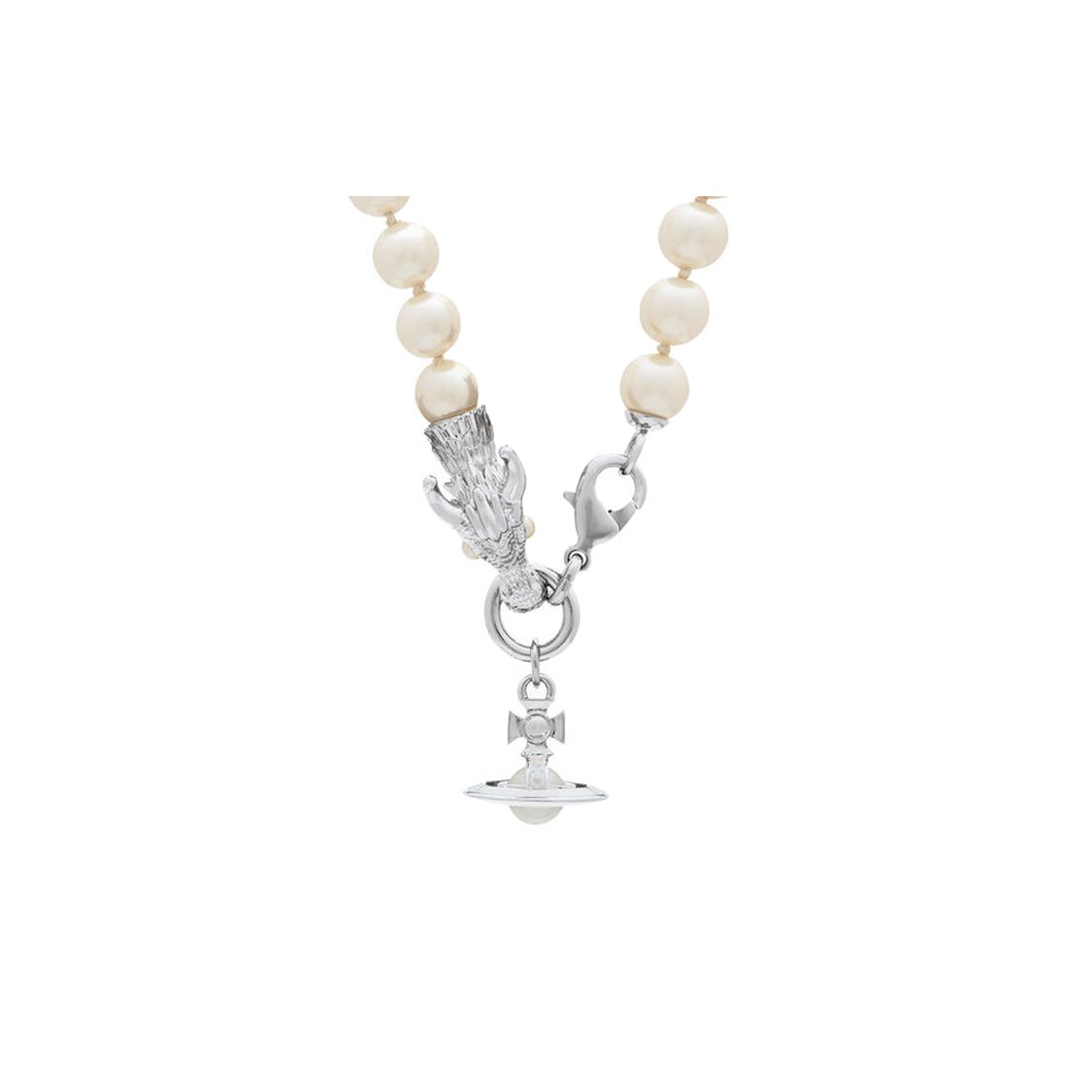 Vivienne Westwood 24 Dragon Saturn Pendant Year Of The Dragon Limited Edition Zodiac Limited Pearl Necklace Unisex necklace Silver 6301012O02P113 F,Ecru
Vivienne Westwood 24 Dragon Saturn Pendant Year Of The Dragon Limited Edition Zodiac Limited Pearl Necklace Unisex necklace Silver 6301012O02P113 F,Ecru