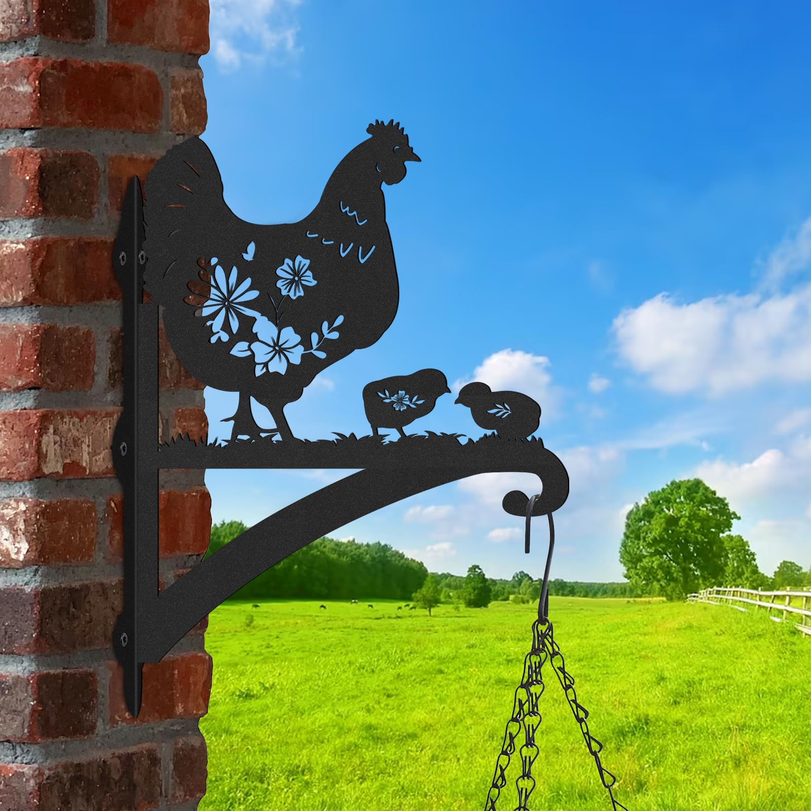 1Pc Plant Hanger, Wall-Mounted Plant Hook, Wall-Mounted Plant Hook, for Wind Chimes, Bird Feeder, Flower Basket.
1Pc Plant Hanger, Wall-Mounted Plant Hook, Wall-Mounted Plant Hook, for Wind Chimes, Bird Feeder, Flower Basket.