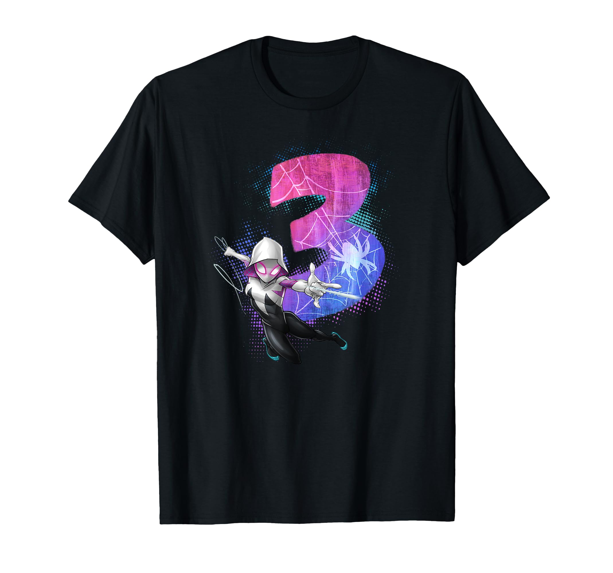 Marvel Ghost Spider-Man Gwen Stacy 3rd Birthday Graphic T-Shirt
Marvel Ghost Spider-Man Gwen Stacy 3rd Birthday Graphic T-Shirt