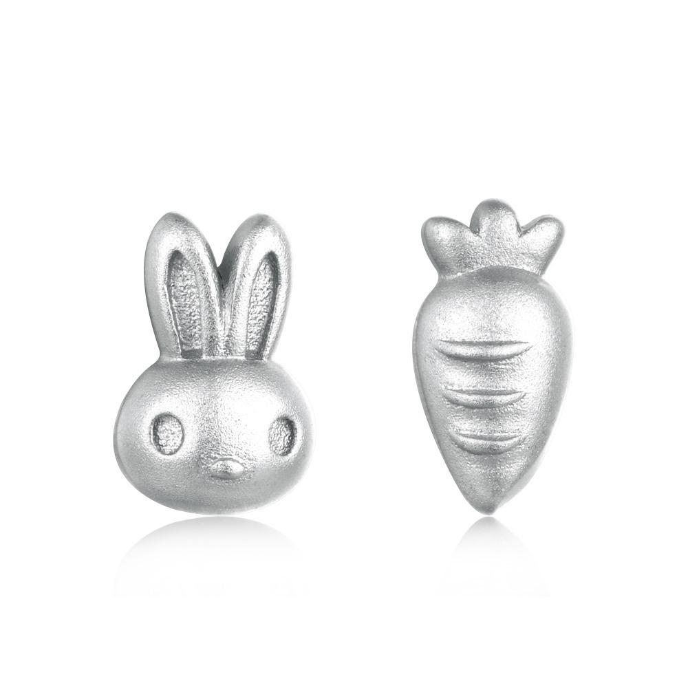 S925 Sterling Silver Rabbit & Carrot Stud Earrings for Women - Simple, Cute, Niche Temperament Birth Year Jewelry. 925 Sterling Silver
S925 Sterling Silver Rabbit & Carrot Stud Earrings for Women - Simple, Cute, Niche Temperament Birth Year Jewelry. 925 Sterling Silver
