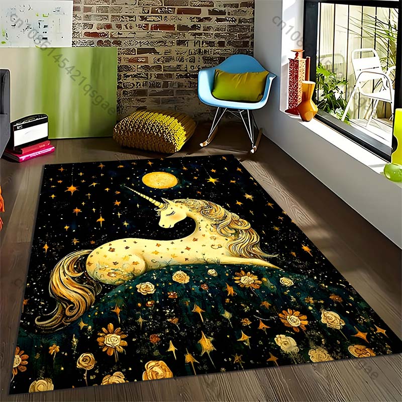 Unicorn under the stars Printed Carpet for Living Room Bedroom Bedside Bathroom Floor Mat Area Rugged Sofa Mat Home Decor 40x60cm
Unicorn under the stars Printed Carpet for Living Room Bedroom Bedside Bathroom Floor Mat Area Rugged Sofa Mat Home Decor 40x60cm