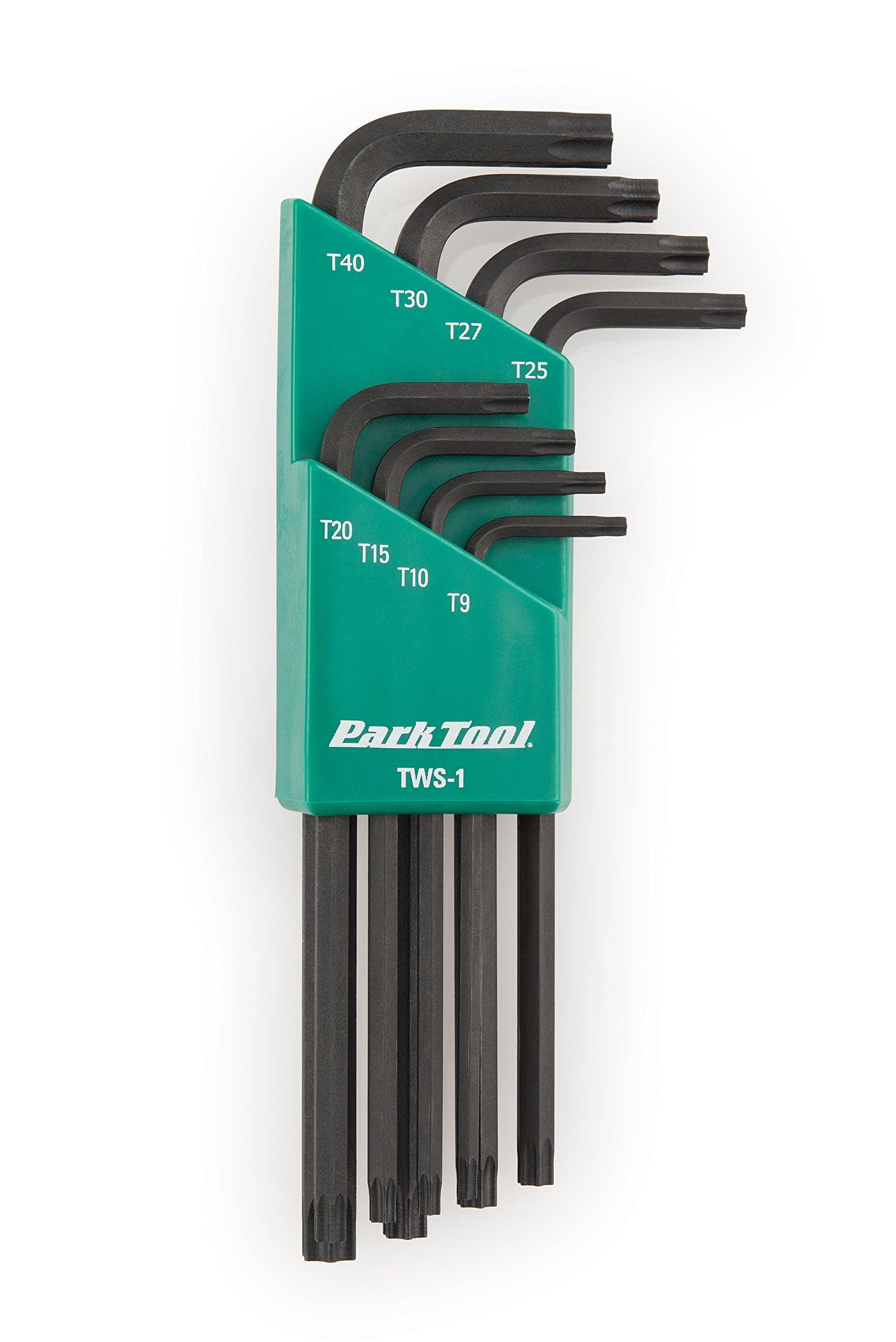PARKTOOL Torx Type Wrench Set Torx Type Size (T9/T10/T15/T20/T25/T27/T30/T40) TWS-1 чёрный
PARKTOOL Torx Type Wrench Set Torx Type Size (T9/T10/T15/T20/T25/T27/T30/T40) TWS-1 чёрный